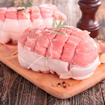 Image d'un beau morceau de viande de veau